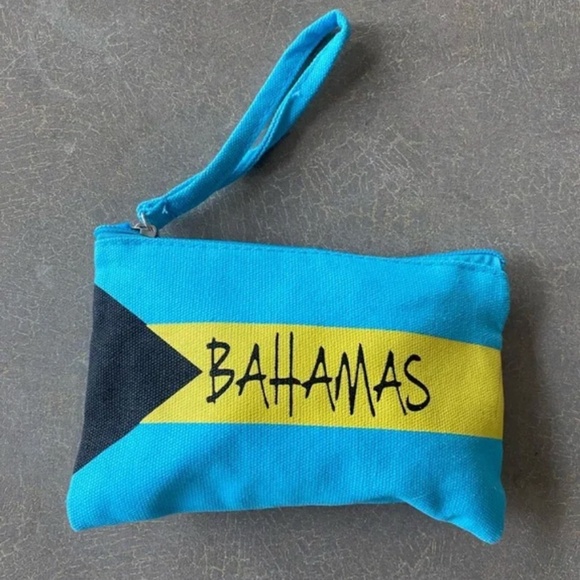 Bahamas Accessories - Bahamas Flag Souvenir Pouch
